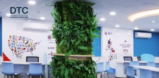 Thiết kế văn phòng xanh tràn đầy năng lượng tạo hứng khởi làm việc thiet-ke-van-phong-xanh